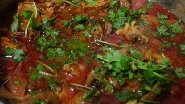 How to prepare Goat Head Curry in telugu