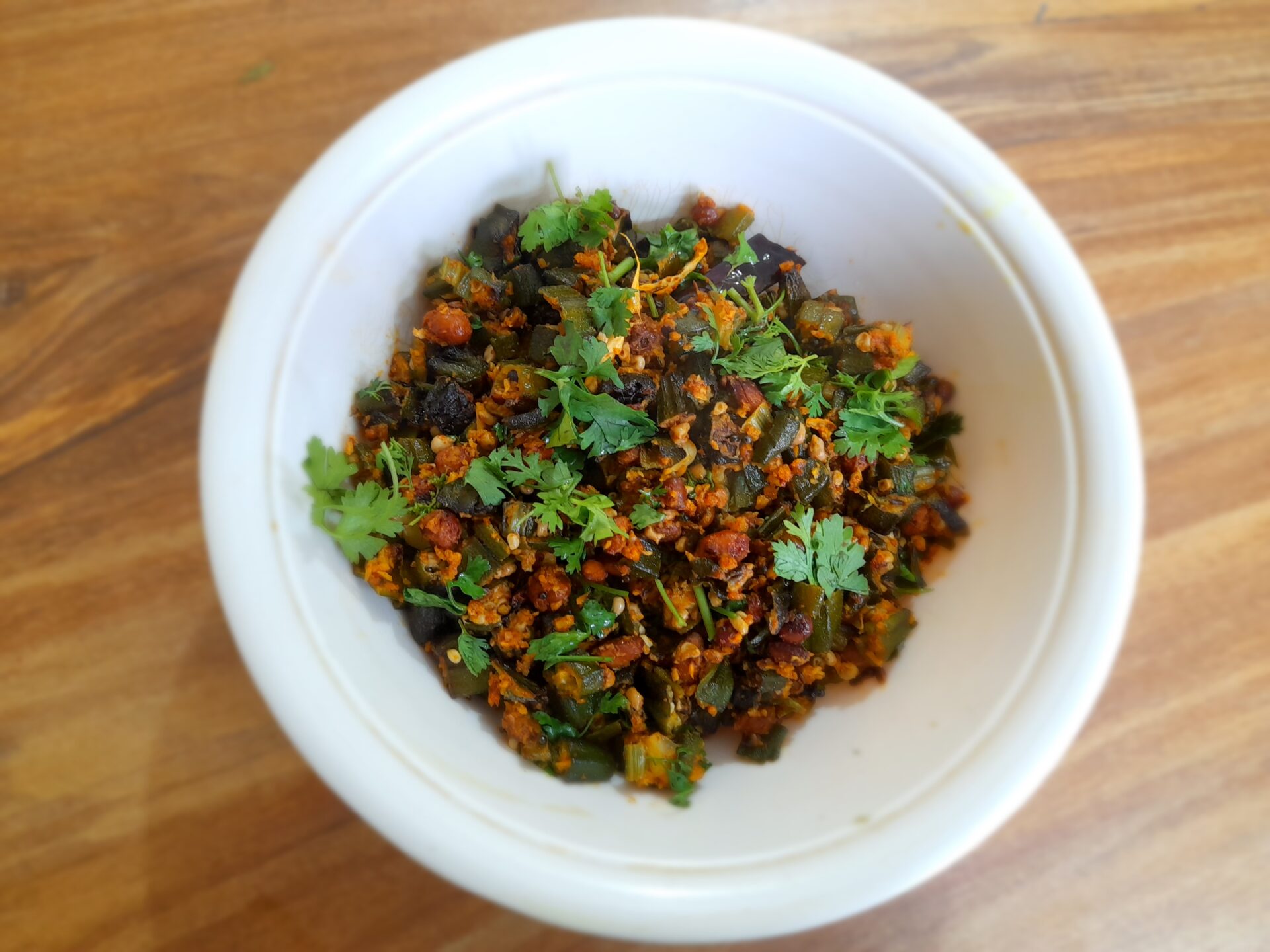 bendakaya kobbari fry