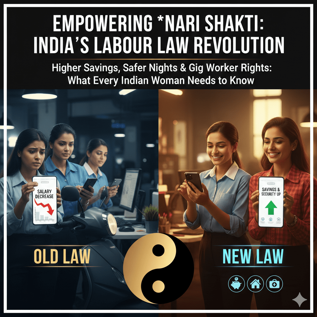 New Labour Laws for women in India 2025